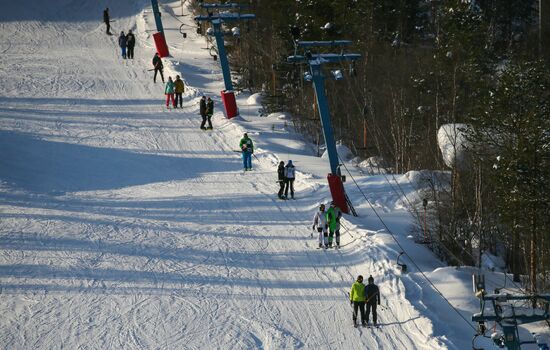 Nord Star alpine skiing facility in Murmansk