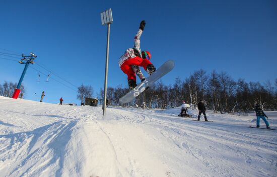 Nord Star alpine skiing facility in Murmansk