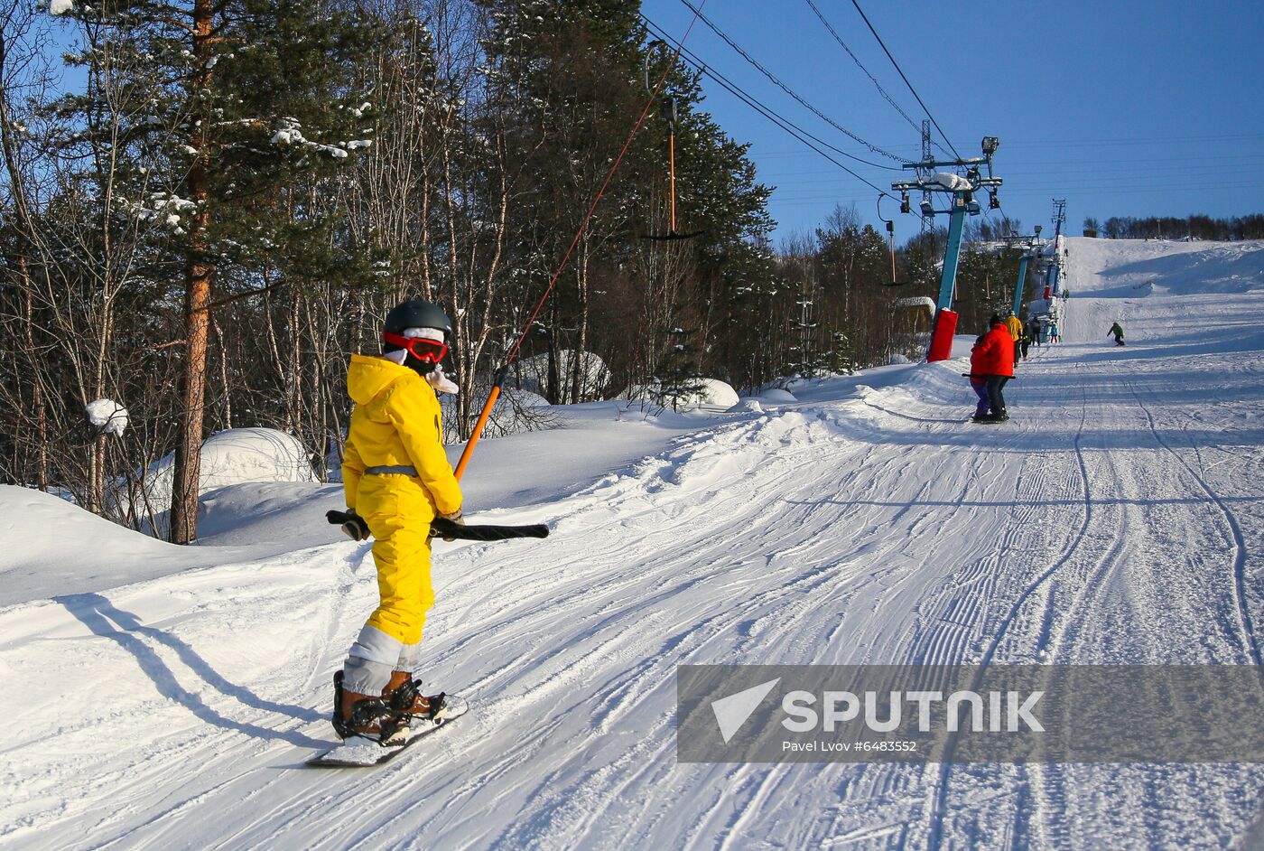 Nord Star alpine skiing facility in Murmansk