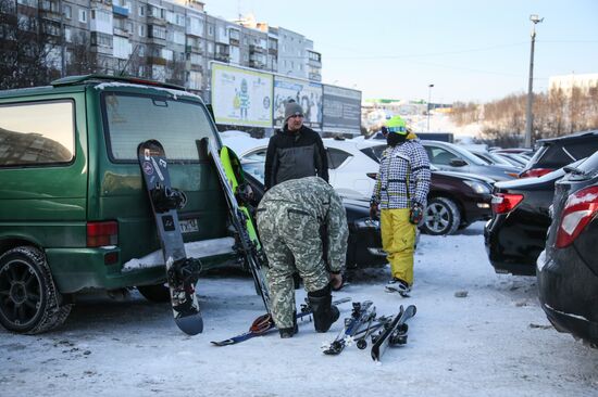 Nord Star alpine skiing facility in Murmansk