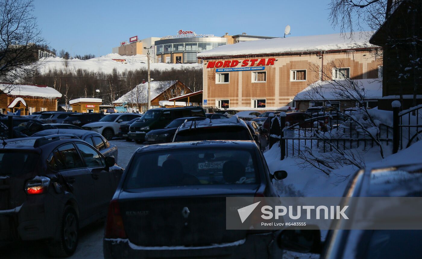 Nord Star alpine skiing facility in Murmansk