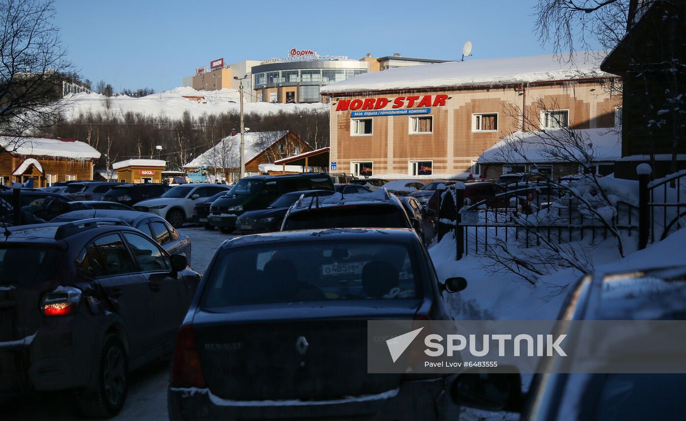 Nord Star alpine skiing facility in Murmansk