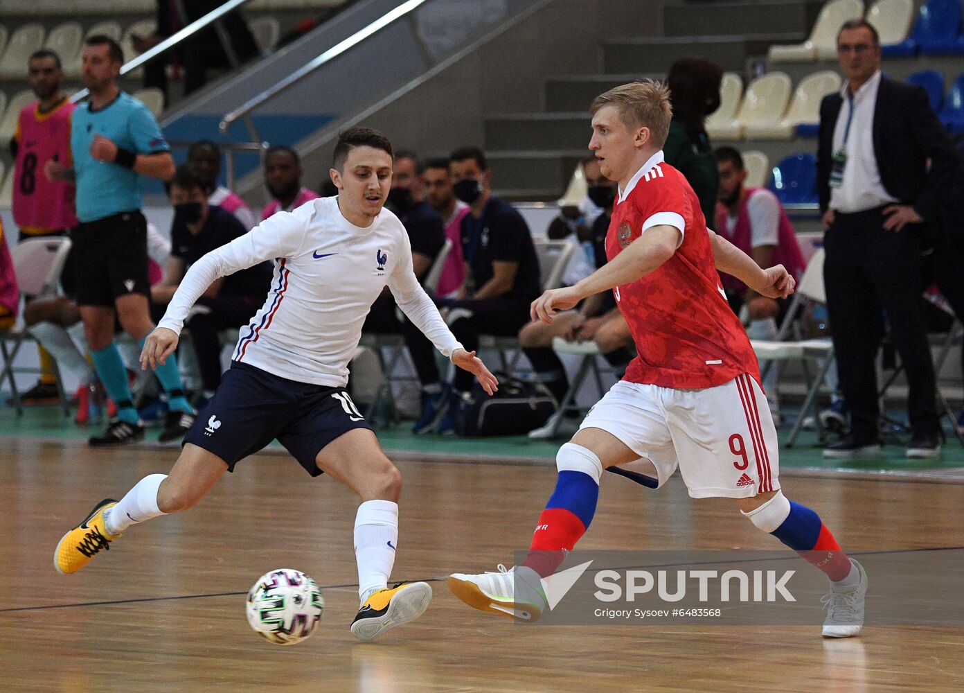 Russia Futsal Euro 2022 Qualifier Russia - France