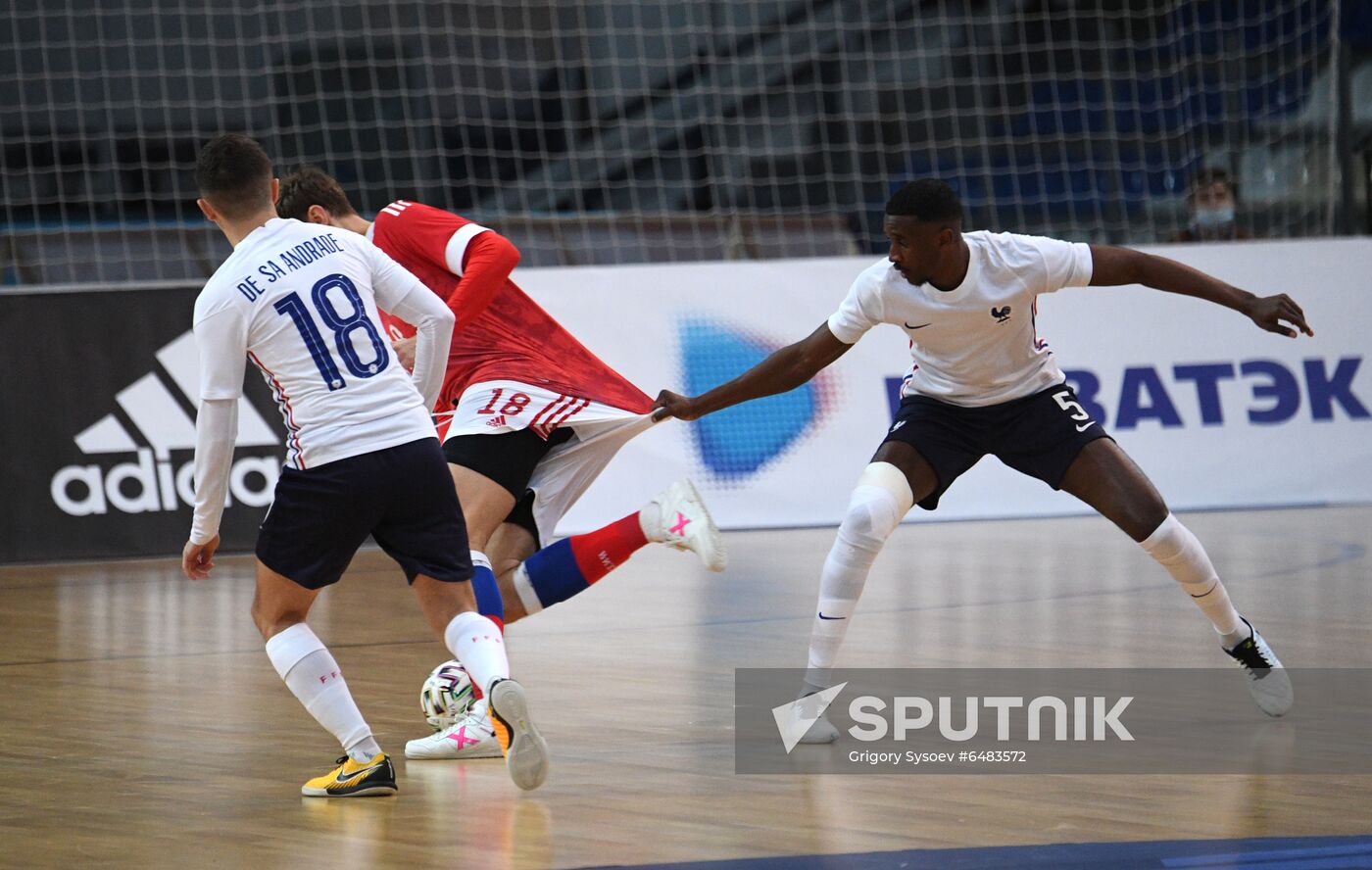 Russia Futsal Euro 2022 Qualifier Russia - France