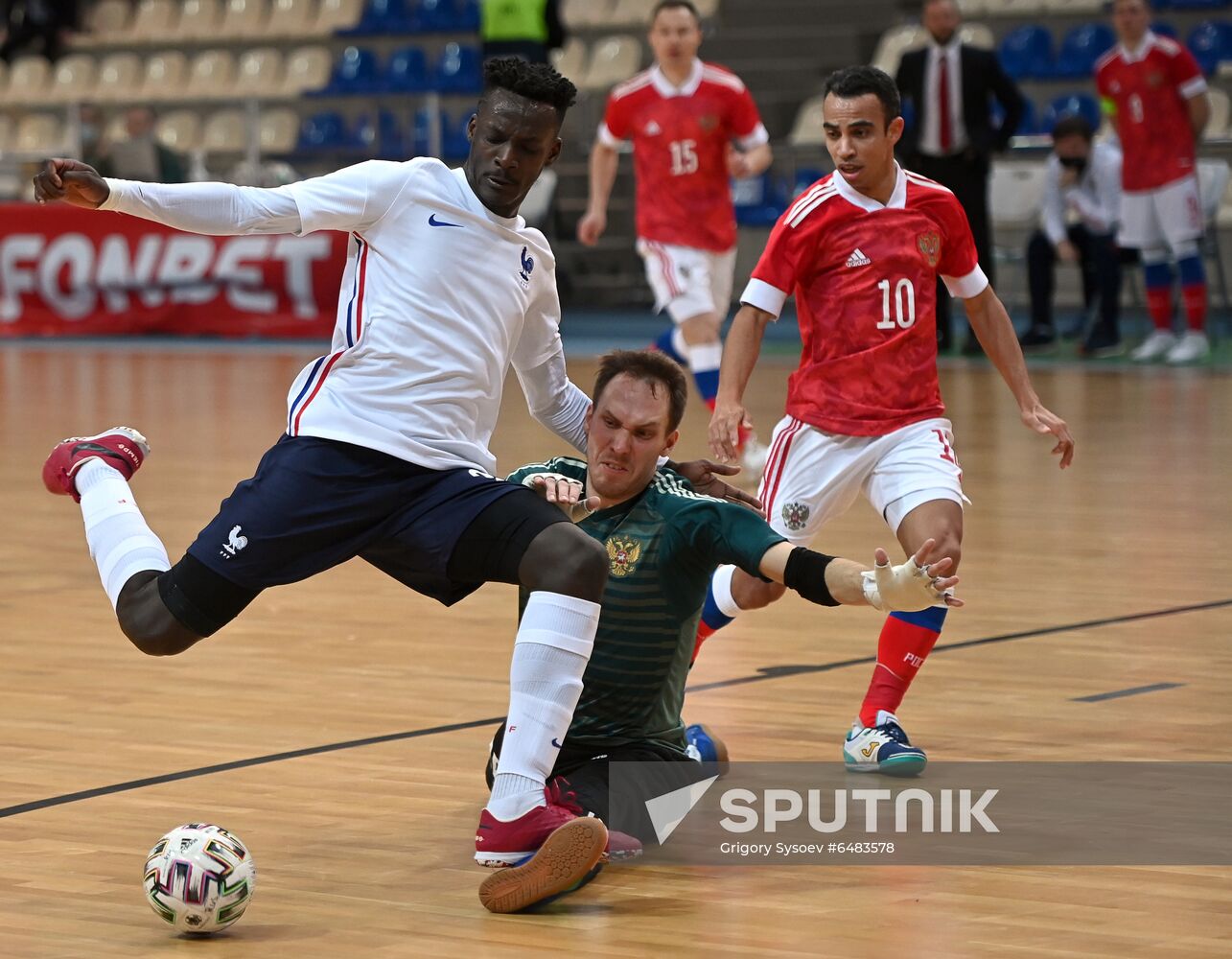 Russia Futsal Euro 2022 Qualifier Russia - France