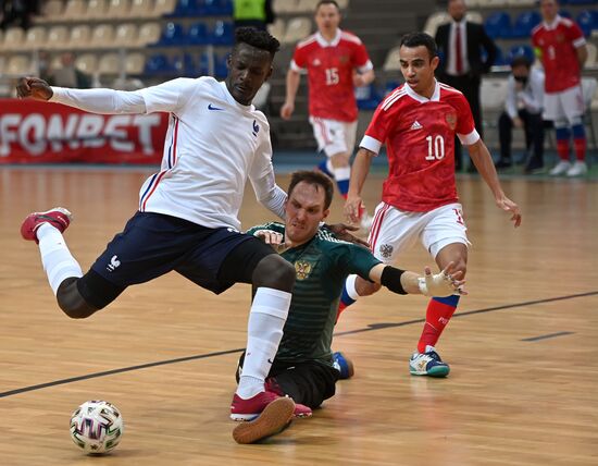 Russia Futsal Euro 2022 Qualifier Russia - France