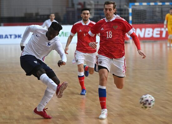 Russia Futsal Euro 2022 Qualifier Russia - France