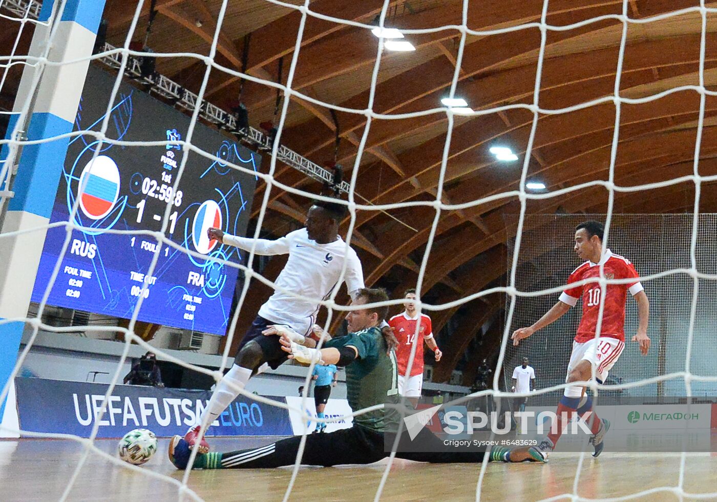 Russia Futsal Euro 2022 Qualifier Russia - France