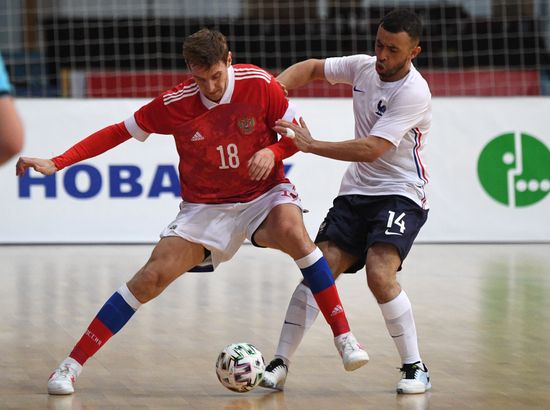 Russia Futsal Euro 2022 Qualifier Russia - France