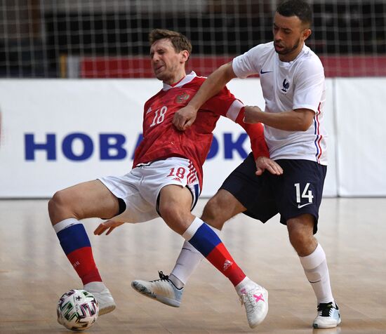 Russia Futsal Euro 2022 Qualifier Russia - France