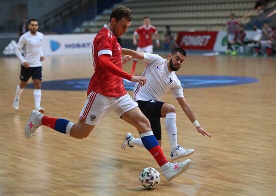 Russia Futsal Euro 2022 Qualifier Russia - France