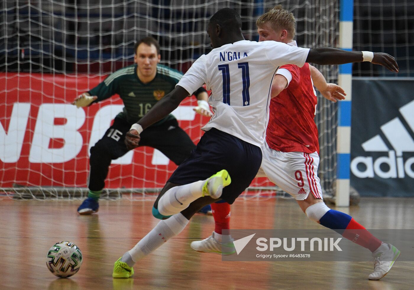 Russia Futsal Euro 2022 Qualifier Russia - France