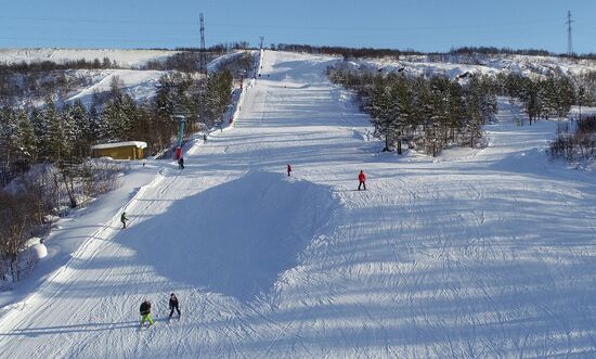 Nord Star alpine skiing facility in Murmansk
