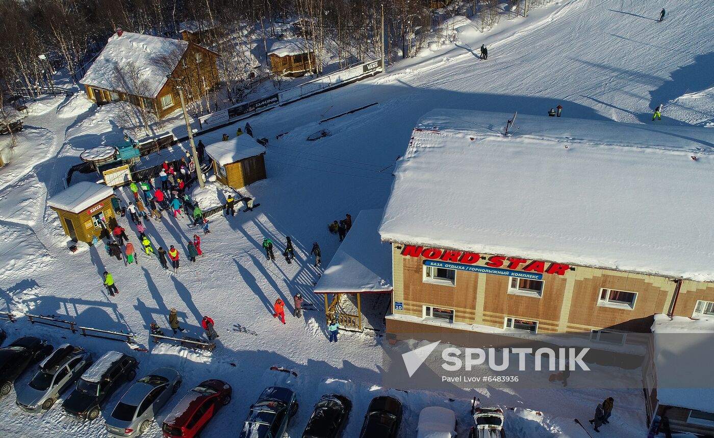 Nord Star alpine skiing facility in Murmansk