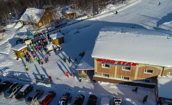 Nord Star alpine skiing facility in Murmansk