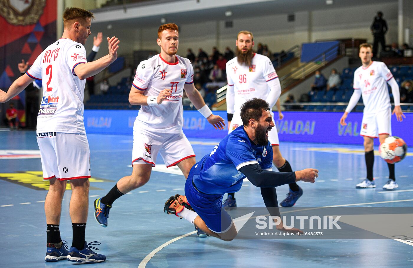 Russia Handball Men Euro 2022 Qualifier Russia - Czech Republic