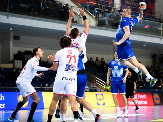 Russia Handball Men Euro 2022 Qualifier Russia - Czech Republic