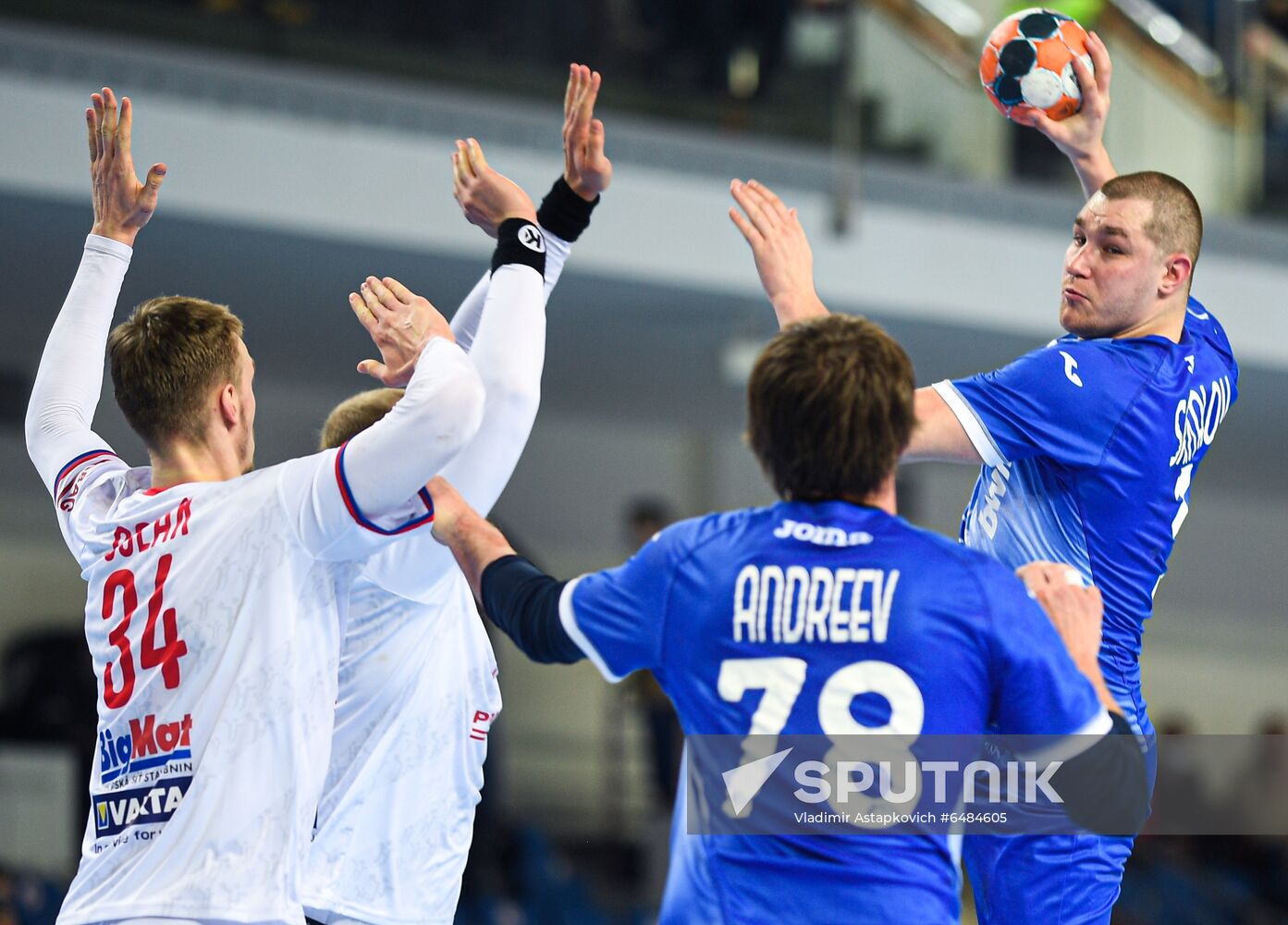 Russia Handball Men Euro 2022 Qualifier Russia - Czech Republic