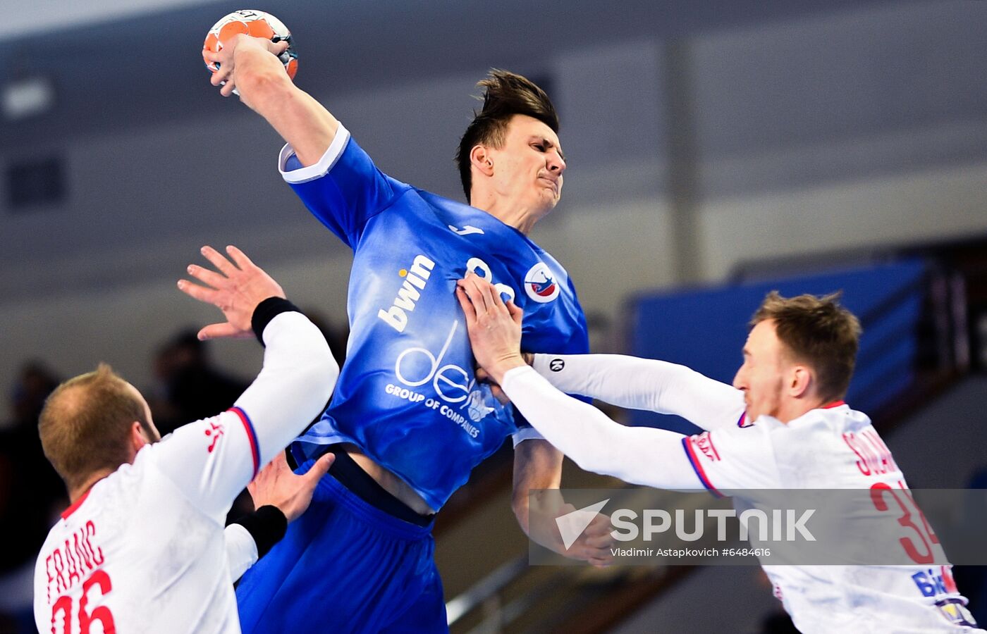 Russia Handball Men Euro 2022 Qualifier Russia - Czech Republic