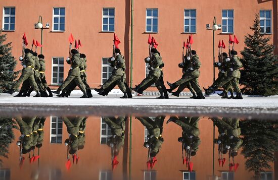 Russia Military Parade Rehearsal