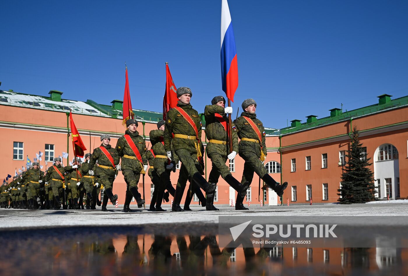 Russia Military Parade Rehearsal