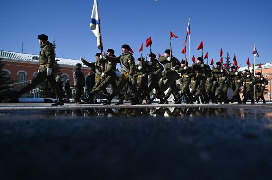 Russia Military Parade Rehearsal