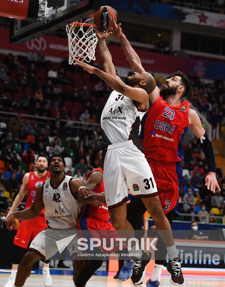 Russia Basketball Euroleague CSKA - Olimpia