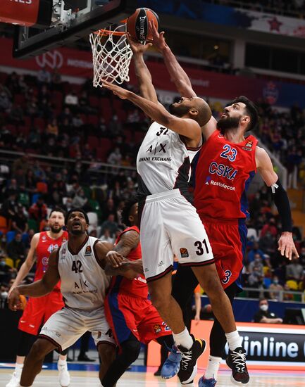 Russia Basketball Euroleague CSKA - Olimpia