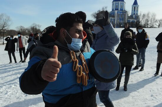 Russia Maslenitsa Celebration