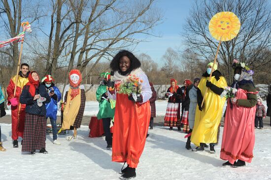 Russia Maslenitsa Celebration