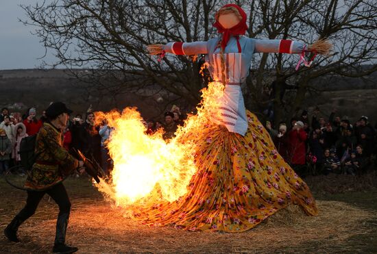 Russia Maslenitsa Celebration