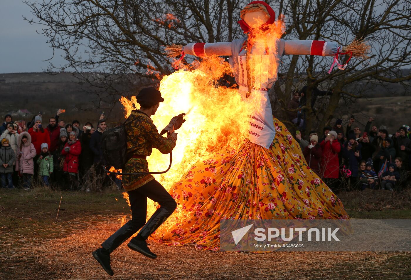 Russia Maslenitsa Celebration