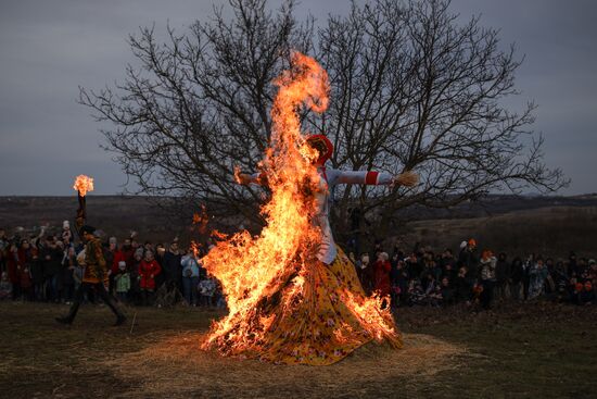 Russia Maslenitsa Celebration