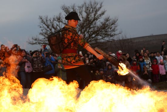 Russia Maslenitsa Celebration