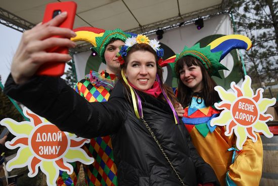Russia Maslenitsa Celebration