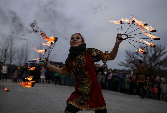Russia Maslenitsa Celebration