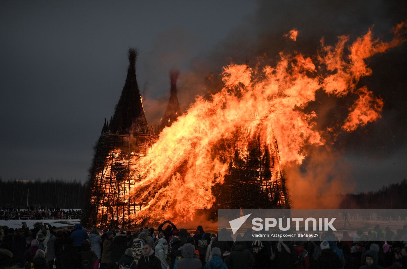 Russia Maslenitsa Celebration