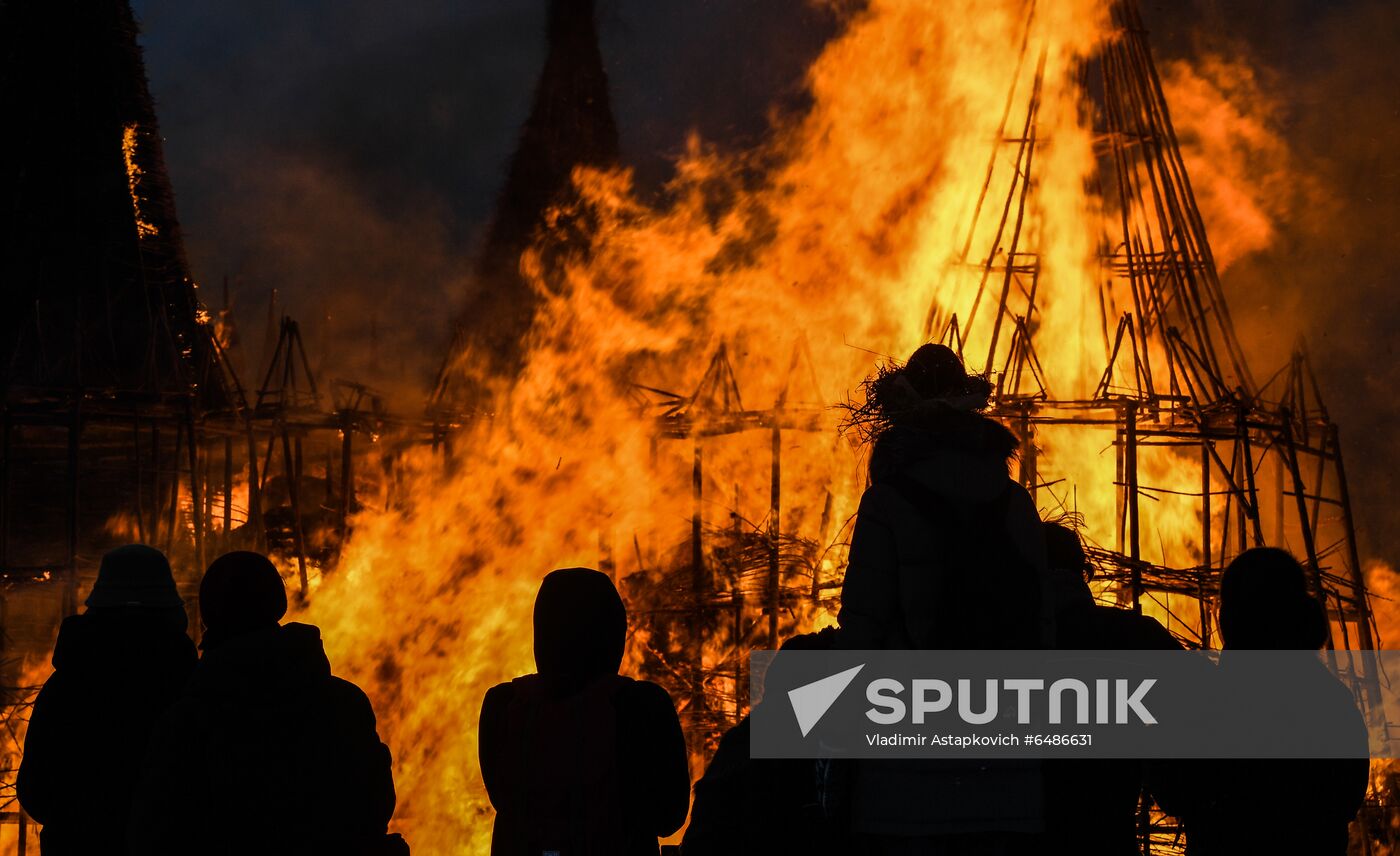 Russia Maslenitsa Celebration