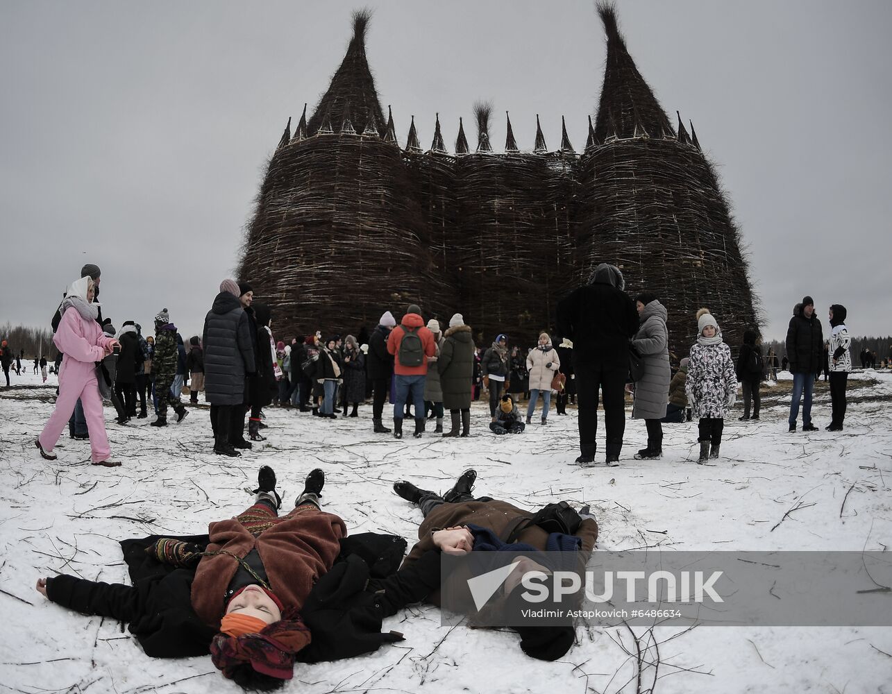 Russia Maslenitsa Celebration