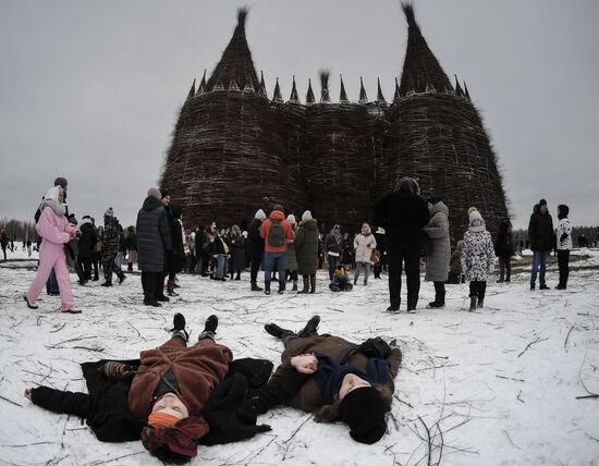 Russia Maslenitsa Celebration