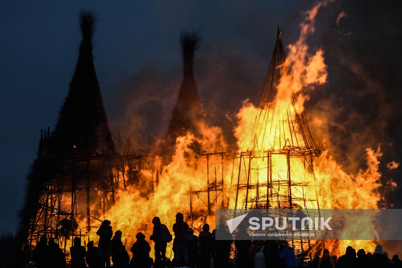 Russia Maslenitsa Celebration