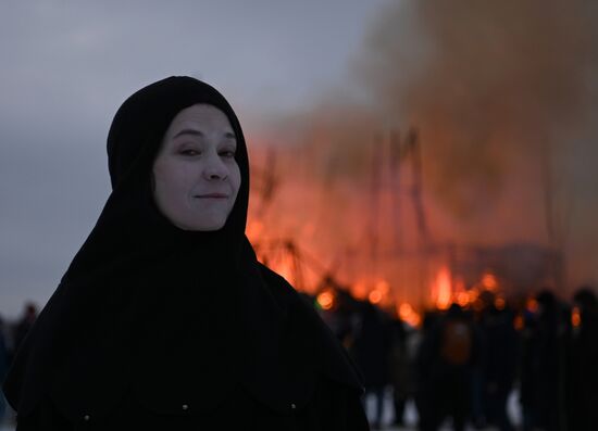 Russia Maslenitsa Celebration