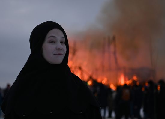 Russia Maslenitsa Celebration
