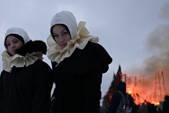 Russia Maslenitsa Celebration