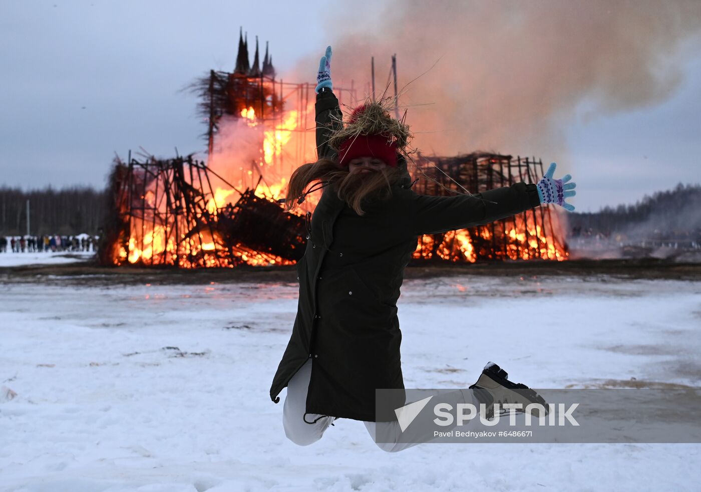 Russia Maslenitsa Celebration