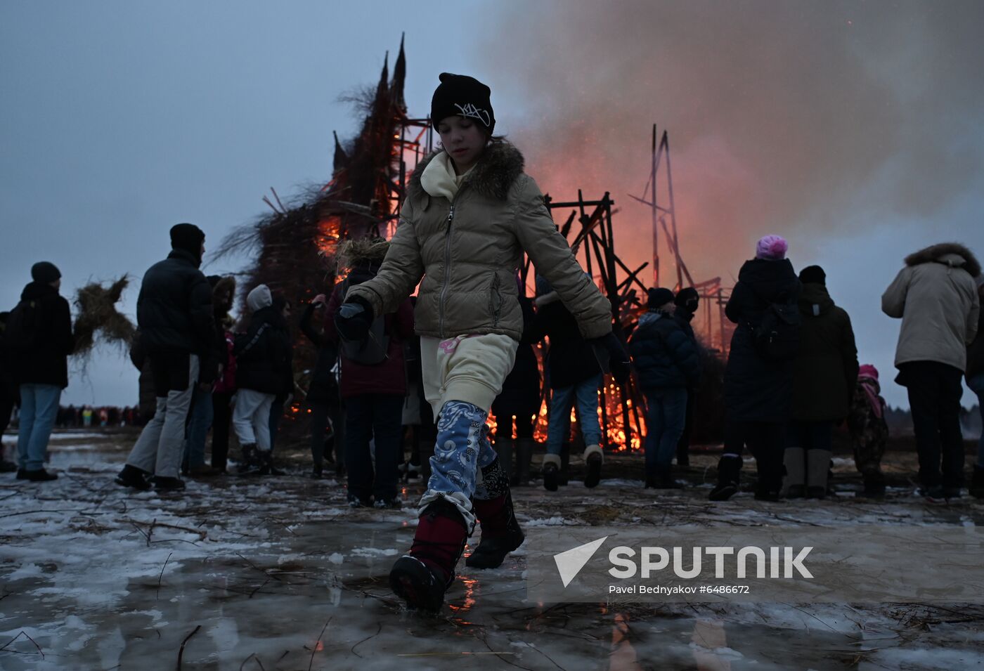 Russia Maslenitsa Celebration