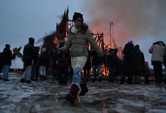 Russia Maslenitsa Celebration