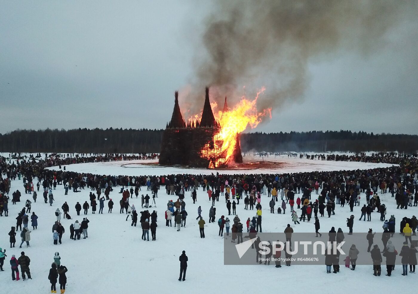 Russia Maslenitsa Celebration