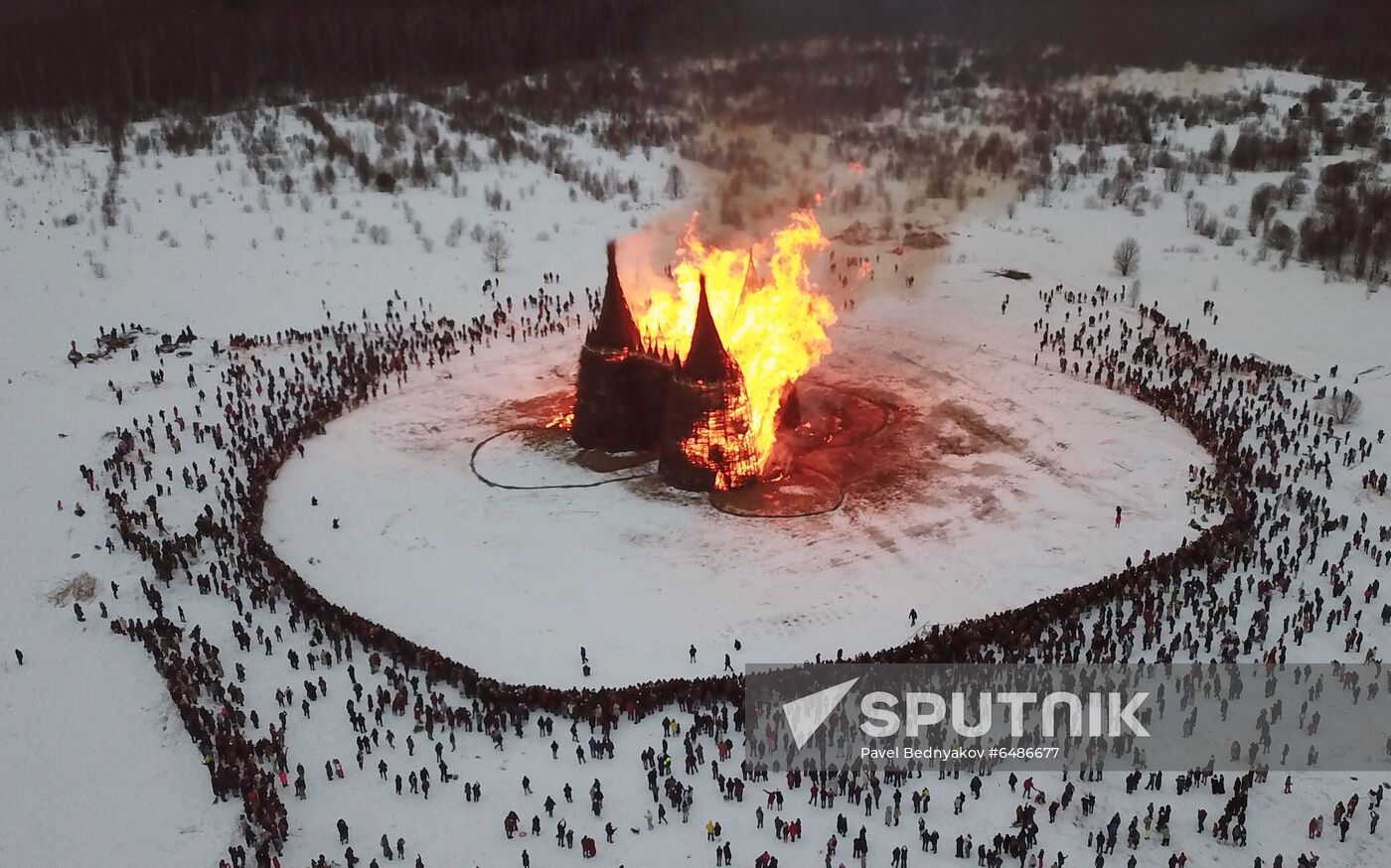 Russia Maslenitsa Celebration