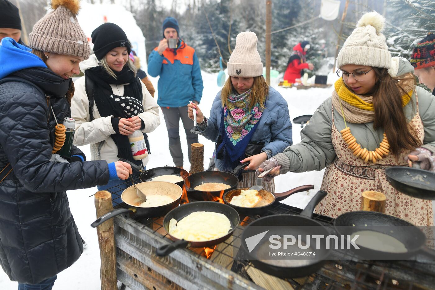 Russia Maslenitsa Celebration